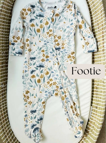 Bamboo Baby Clothes, Baby Bamboo Pajamas, Baby Shorts - Newborn to 24 months