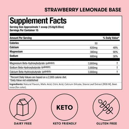 Base Ketones - Exogenous Ketones Drink Mix