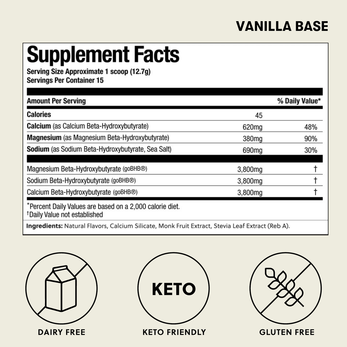 Base Ketones - Exogenous Ketones Drink Mix