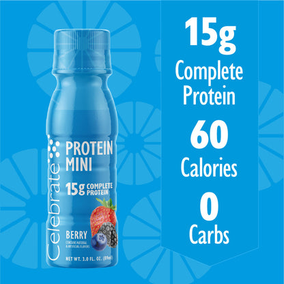 Protein Mini 15G Protein Shots, 3oz
