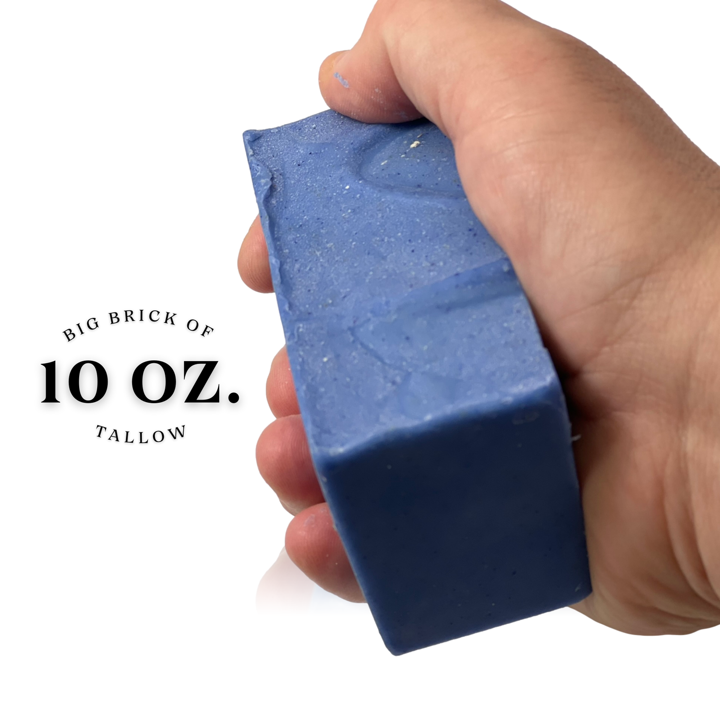 Big Brick of Beef Tallow Soap, Hand Cut-10oz*-Homestead (Natural Scent, Unscented)