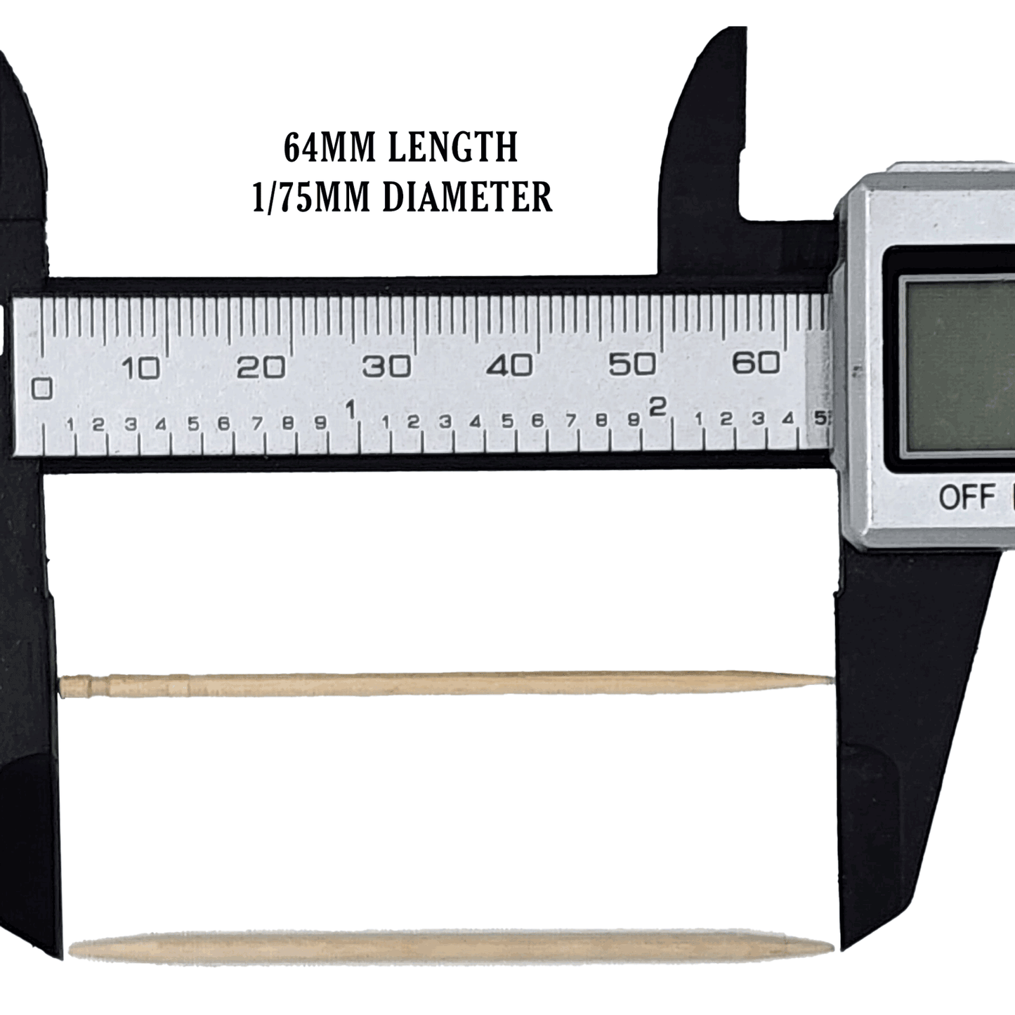 BiteMyWood Flavored Birchwood Toothpicks in Plastic Reusable Bag 21 qty 5 Flavors To Choose From