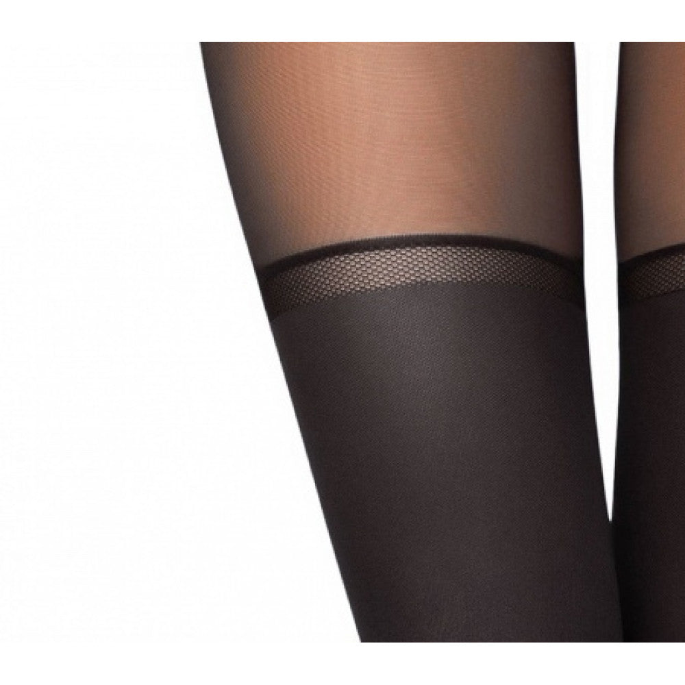 Conte Chance 50 Den - Fantasy Opaque Women's Tights with Imitation Golfs (16С-136СП)