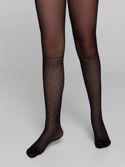 Conte Milana 20 Den - Fantasy Thin Tights for Girls with polka dots - 4yr. 6yr. 8yr. 10yr. 12yr. (20С-115СП)
