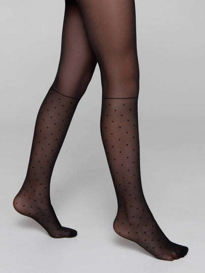 Conte Milana 20 Den - Fantasy Thin Tights for Girls with polka dots - 4yr. 6yr. 8yr. 10yr. 12yr. (20С-115СП)