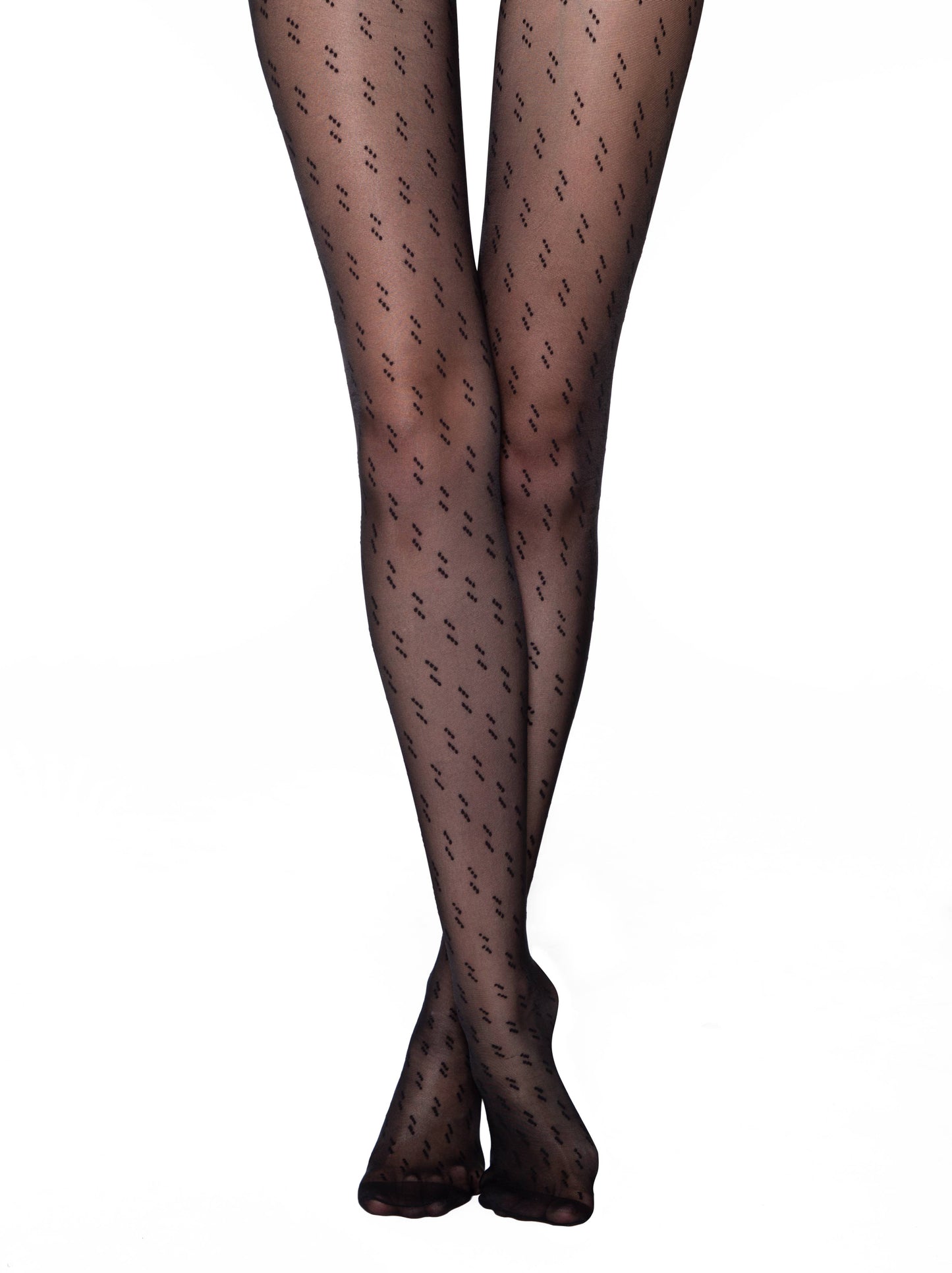 Conte Street 20 Den - Fantasy Thin Women's Tights with two triple dots pattern (21С-97СП)