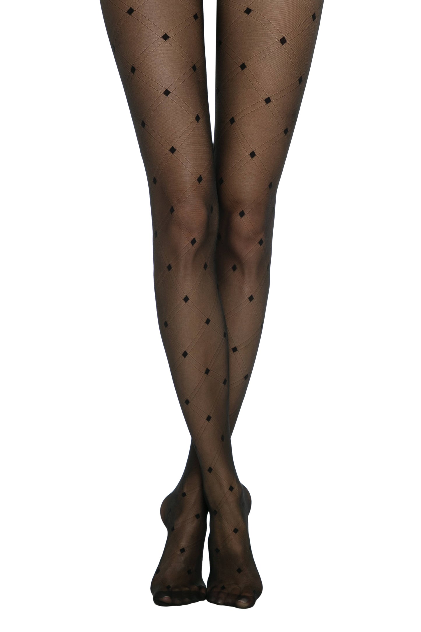 Conte Shape 20 Den - Fantasy Thin Women's Tights with a geometric pattern "diamonds" (20С-88СП)