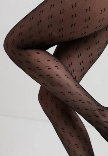 Conte Street 20 Den - Fantasy Thin Women's Tights with two triple dots pattern (21С-97СП)