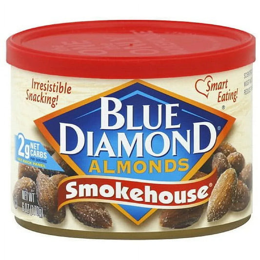 Blue Diamond - Smokehouse Almonds, 12 oz (Pack of 6) - Smoked Almond Snacks
