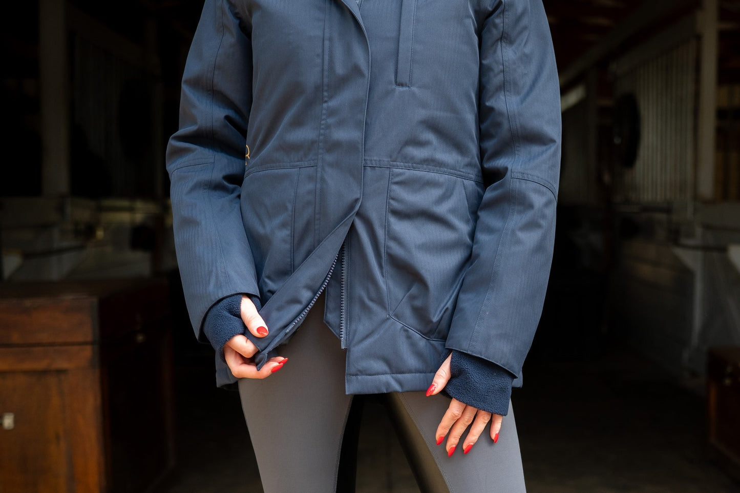 Winter Insulated Riding Jacket 2.0 - Blue Nights