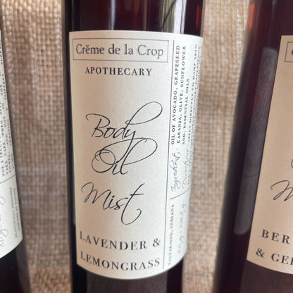 Body Oil Mist - Essential Oils or Naked