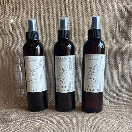 Body Oil Mist - Essential Oils or Naked
