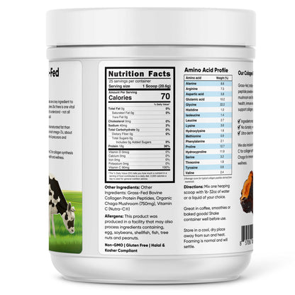 Collagen Peptides w/ Chaga & Vitamin C