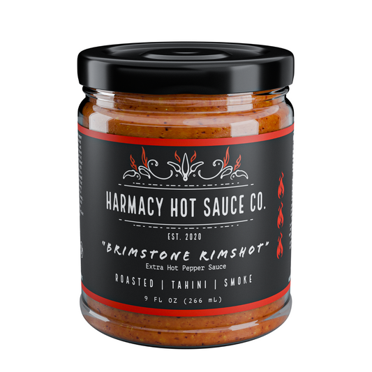 Brimstone Inferno - Extra Hot Roasted Red Pepper & Tahini (9oz)
