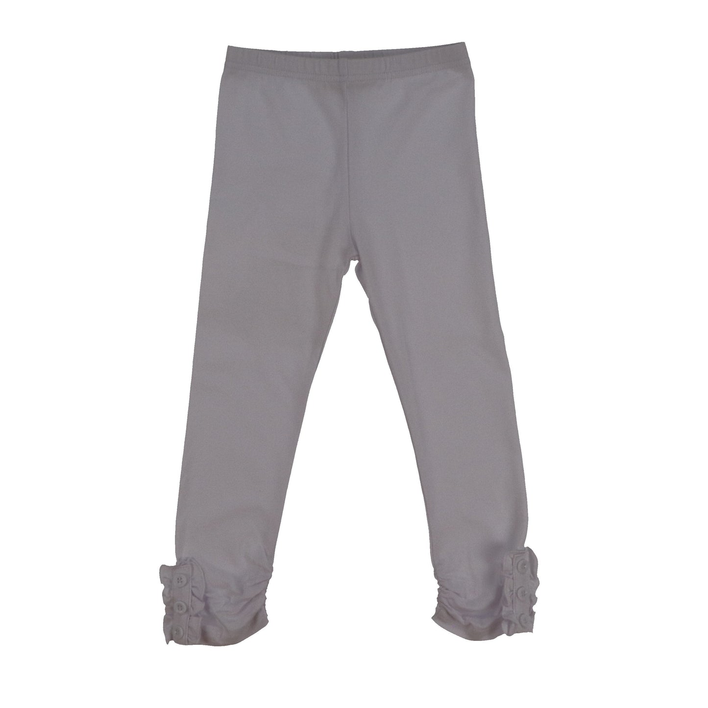 Girls Button Ruffle Pants