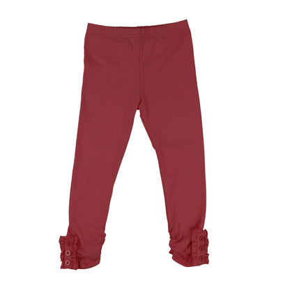 Girls Button Ruffle Pants