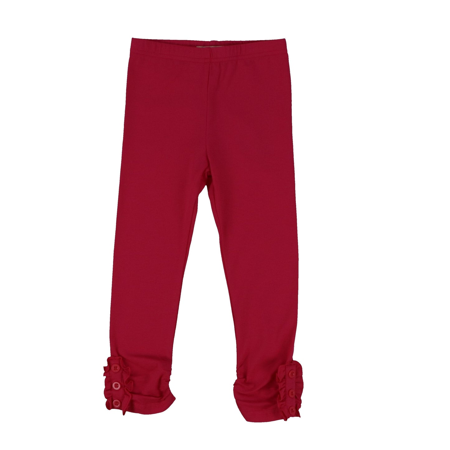 Girls Button Ruffle Pants