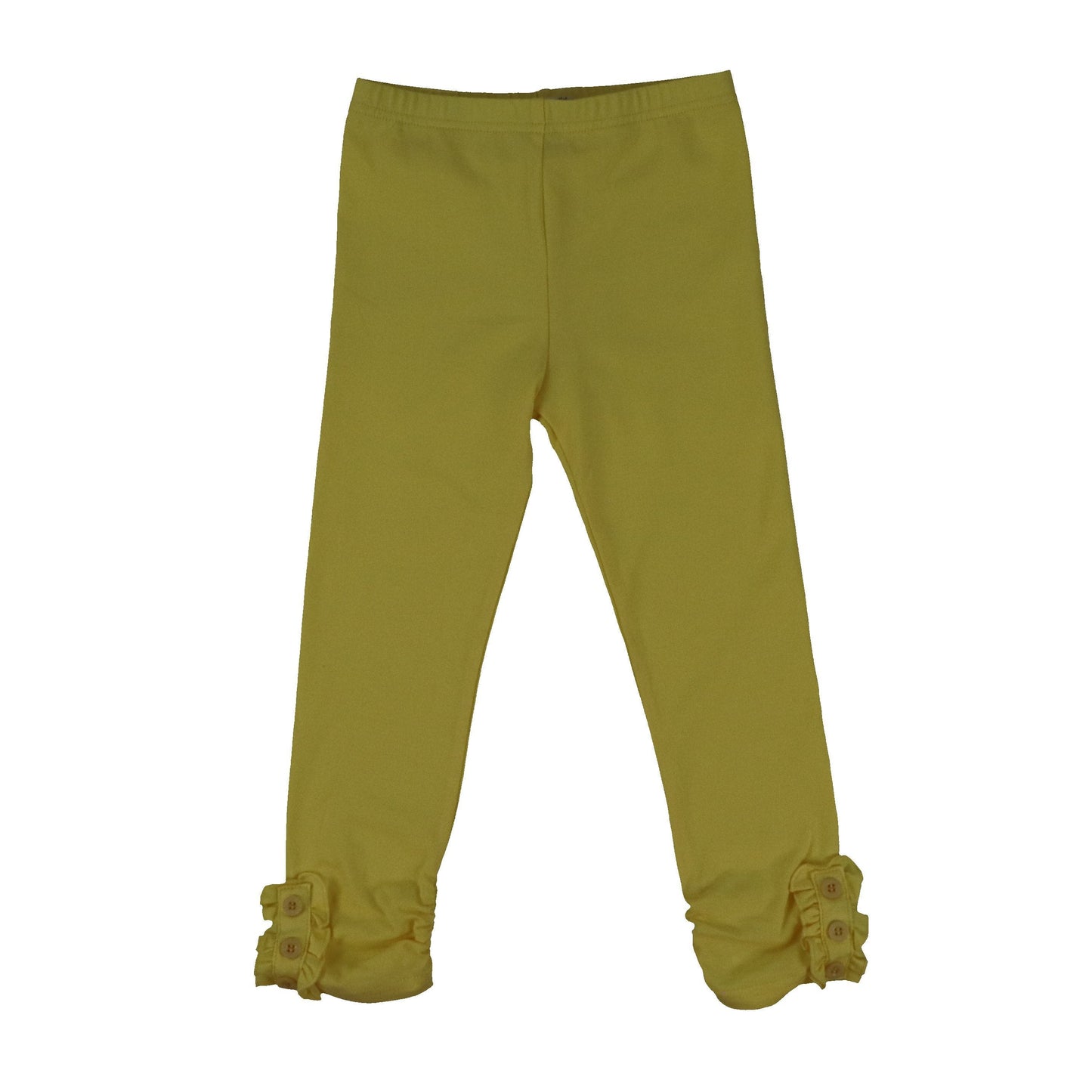 Girls Button Ruffle Pants