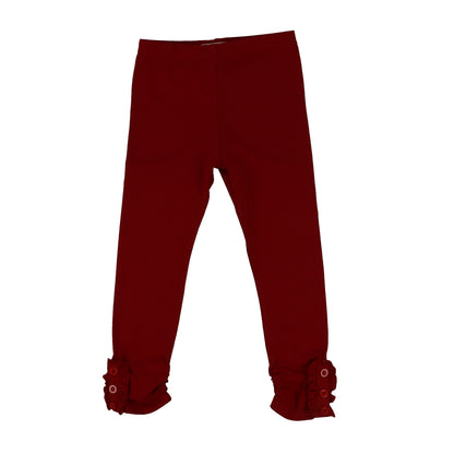 Girls Button Ruffle Pants