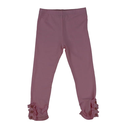 Girls Button Ruffle Pants