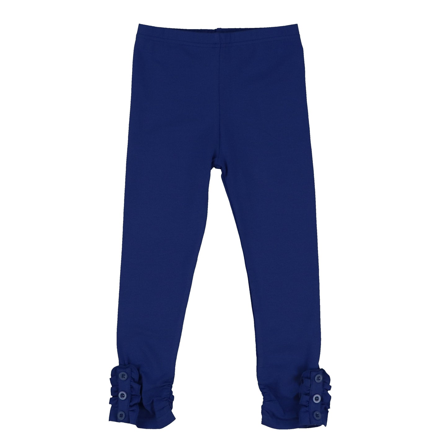 Girls Button Ruffle Pants