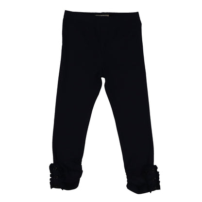 Girls Button Ruffle Pants