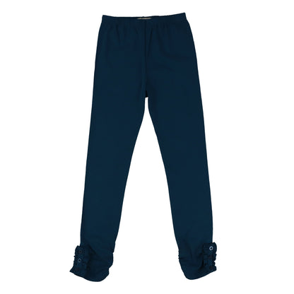 Girls Button Ruffle Pants