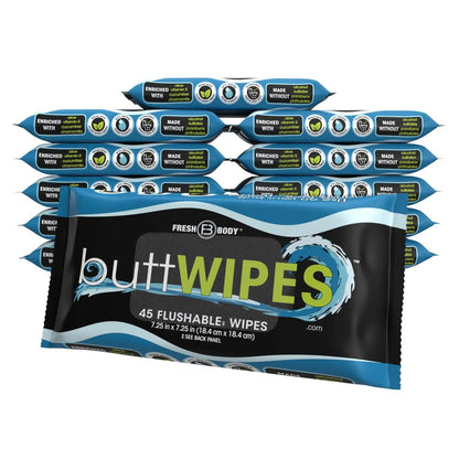 Buttwipes 45ct Flow Pack (select quantity)