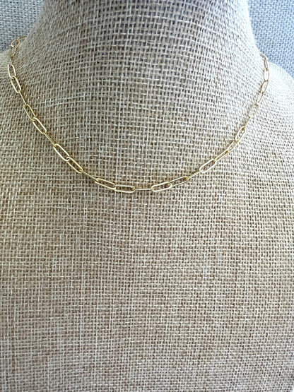 Baby Paperclip Chain Necklace