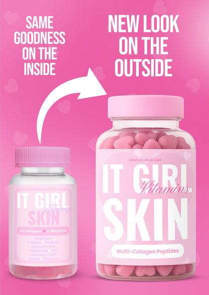 It Girl Skin – Ceramide, Hyaluronic Acid & Beauty Gummies for Glowing Skin