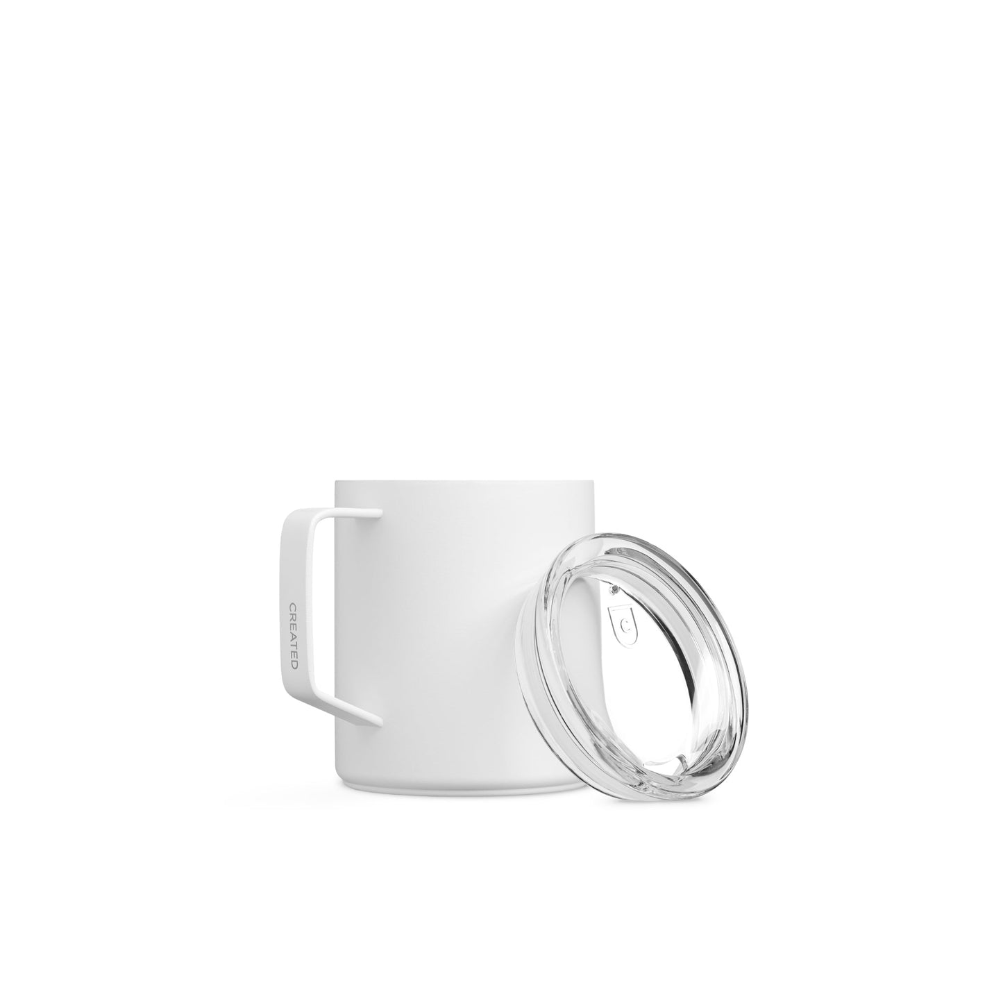 12oz Camp Mug - White