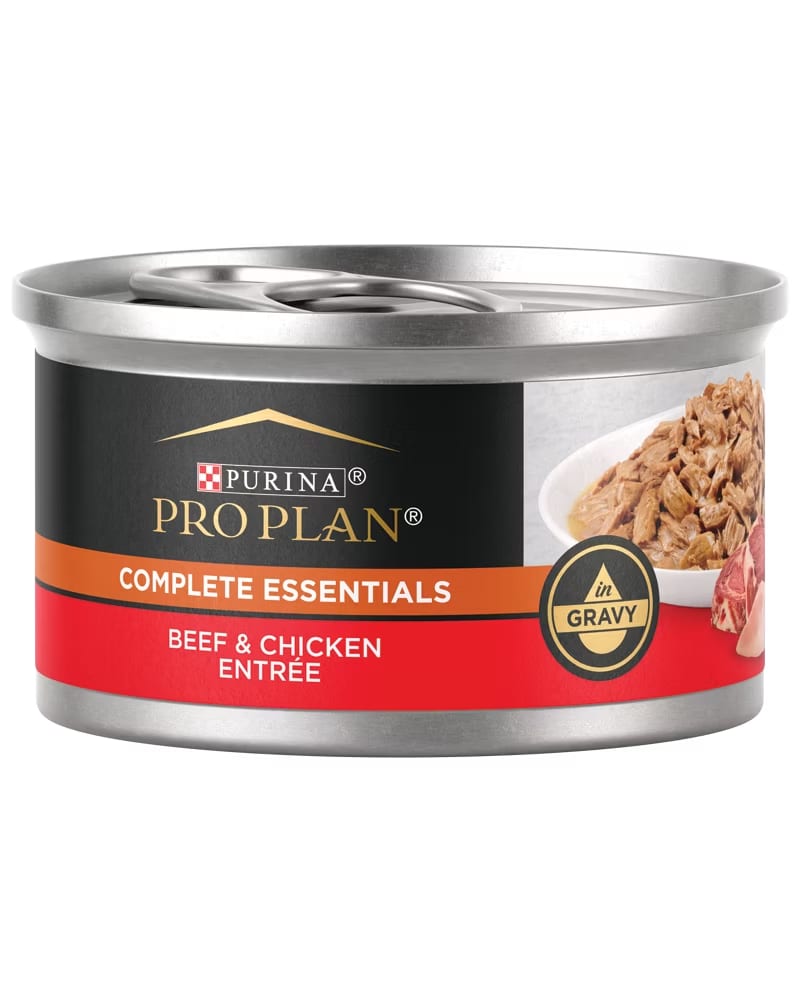 Pro Plan Complete Essentials Beef & Carrots Entrée in Gravy Wet Cat Food (3oz)