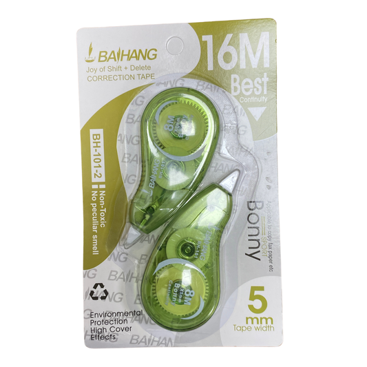 BAHANG Cinta Correctora Paquete Doble (8M x2)
