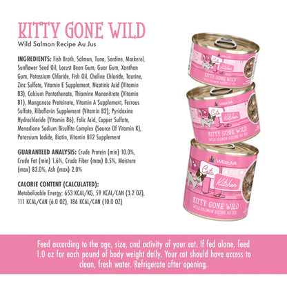Cats in the Kitchen Kitty Gone Wild Wild Salmon Recipe Au Jus