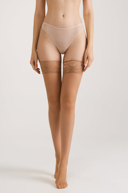 Stockings Conte Class 12 Den - Silicone Lace Top