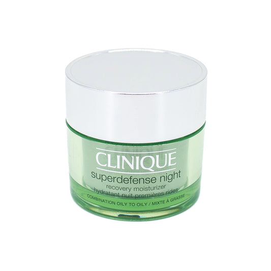 CLINIQUE Superdefense Night Recovery Moisturizer Combination/Oily 1.7oz - Missing Box