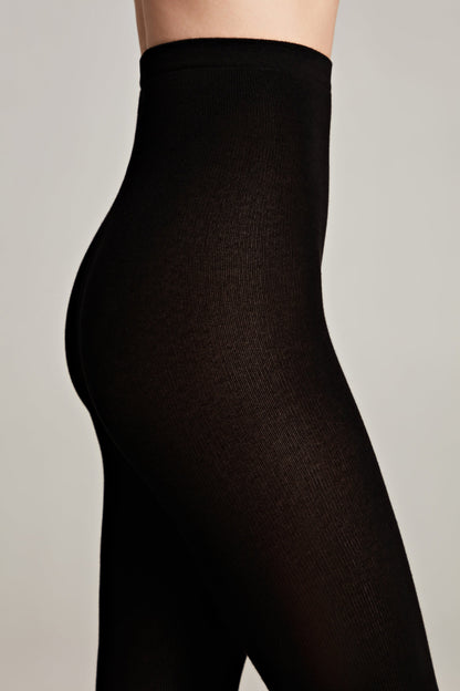 Tights Conte Cotton 400 Den - Warm Opaque