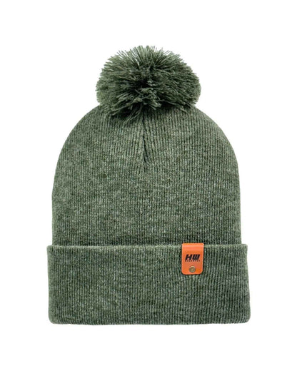 Classic Cuffed Pom Pom Beanie, Forest Green