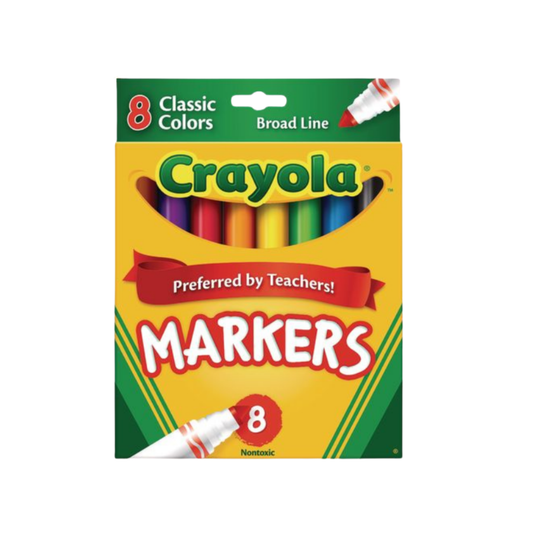 Crayola Broad Tip Markers (8 pack)