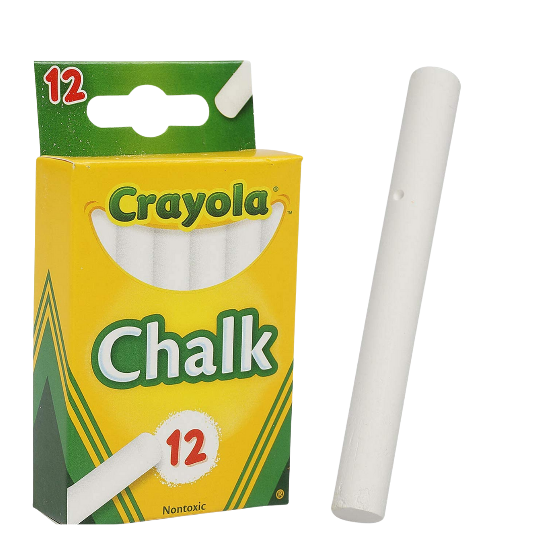 Crayola Chalk White (12 pack)