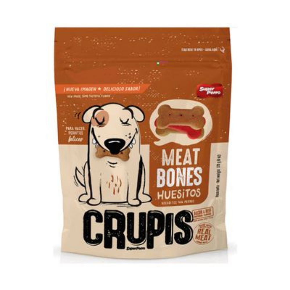 Crupis Meat Bones Huesitos para Perros (6 oz)