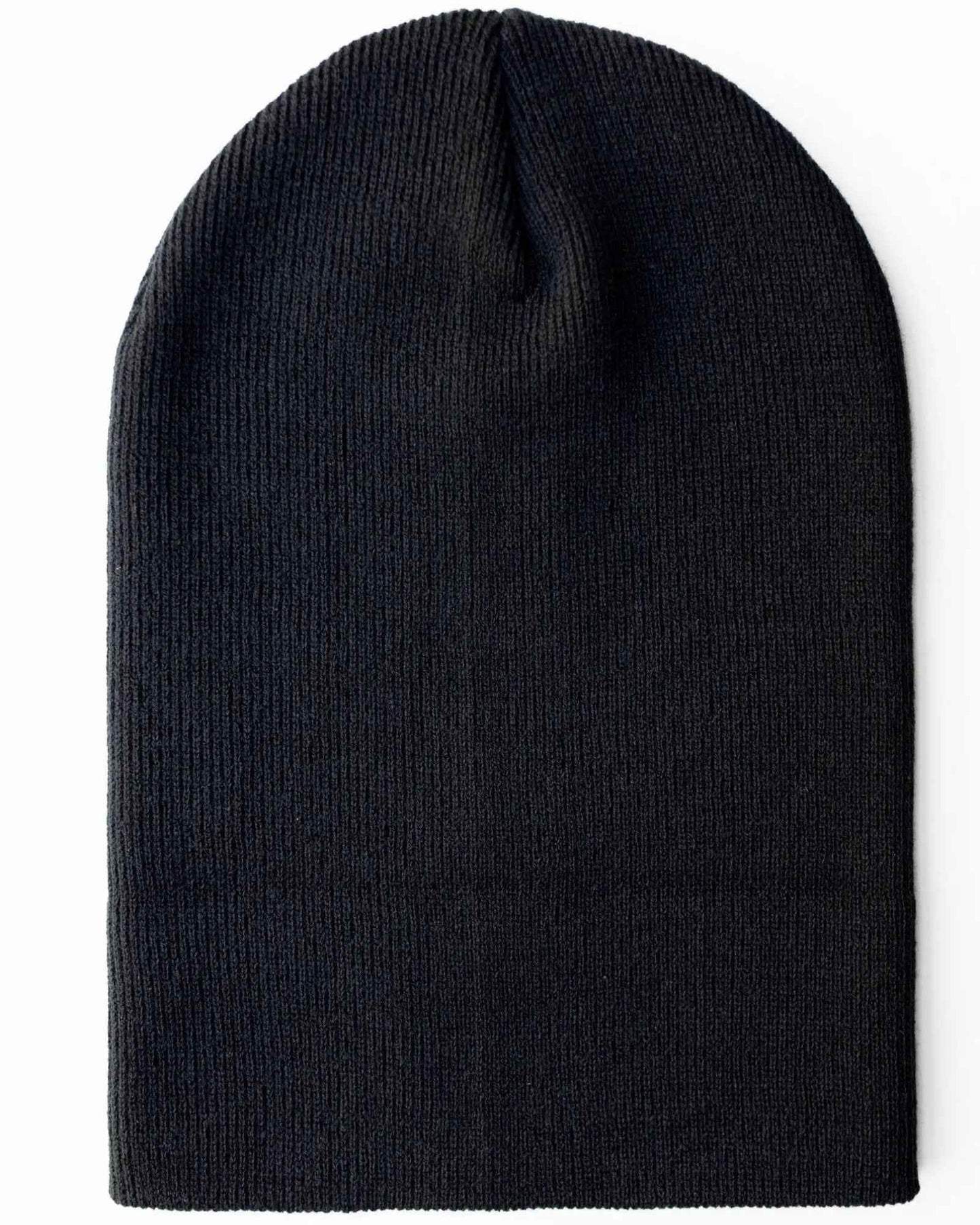 Classic Silent Cuffed Beanie, Midnight Black