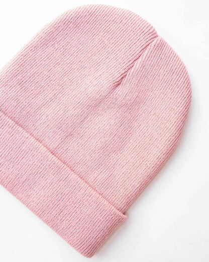Classic Silent Cuffed Beanie, Pearl Pink