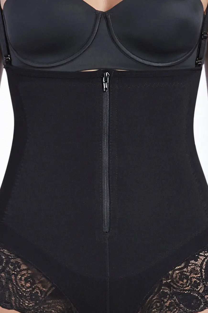 CURVEEZ Lace Bodysuit Hip Hugger