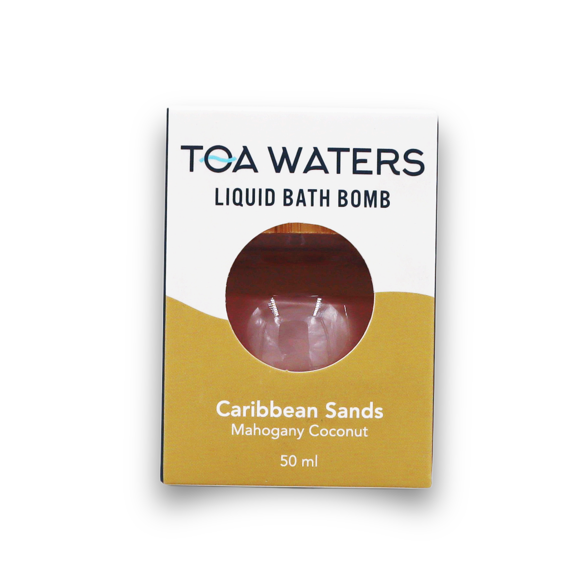 Caribbean Sands Liquid Bath Bomb - Mahogany Coconut