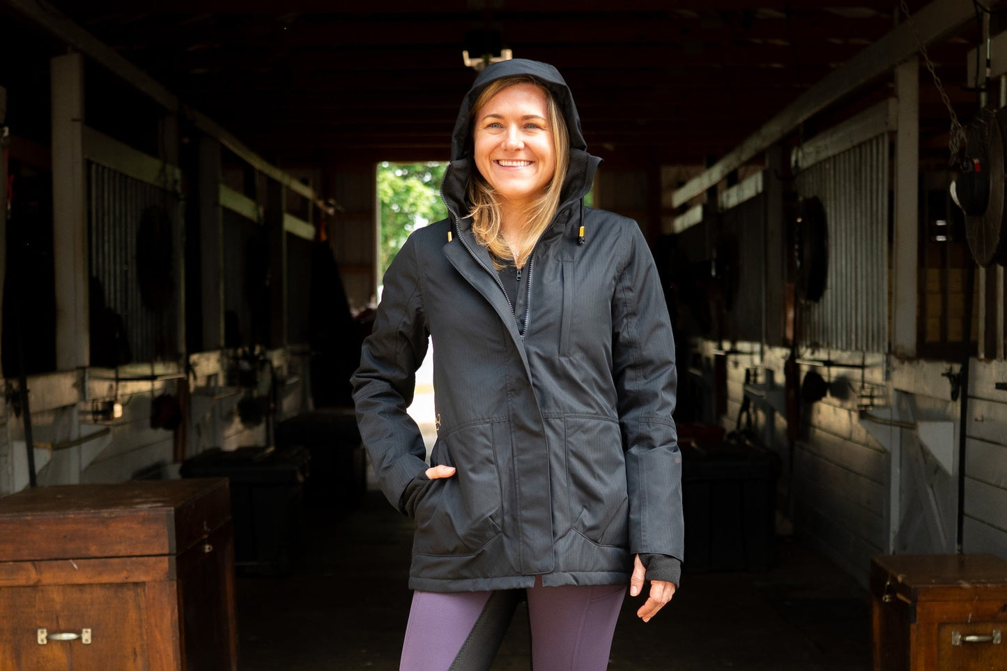 Winter Insulated Riding Jacket 2.0 - Caviar