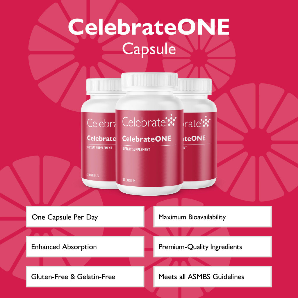 CelebrateONE Bariatric One A Day Multivitamin Capsules, Iron Free