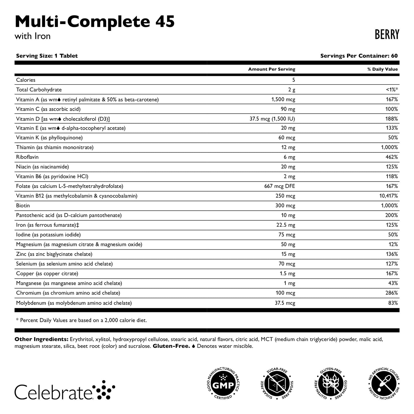 Multi-Complete 45 Bariatric Chewable Multivitamin with Iron