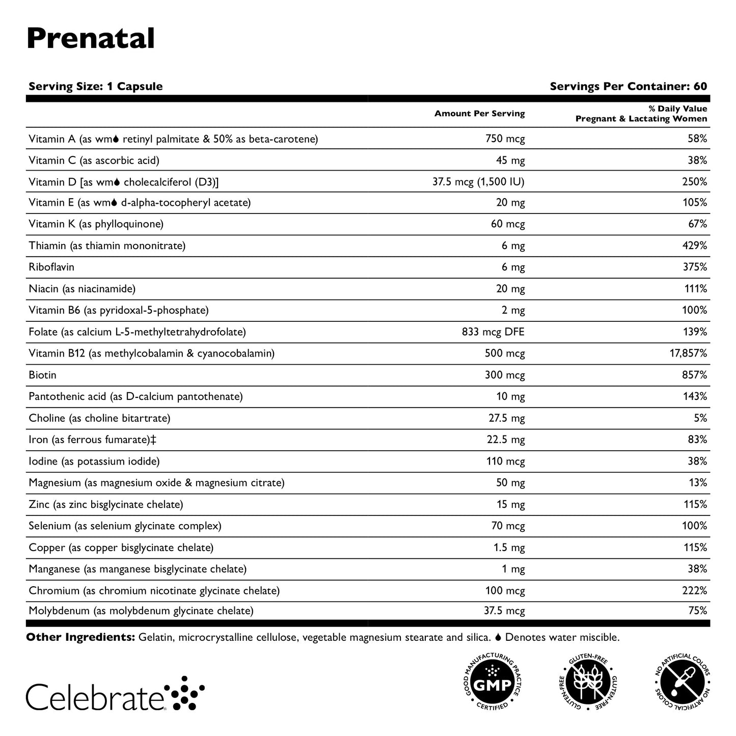 Bariatric Prenatal Vitamin Capsules