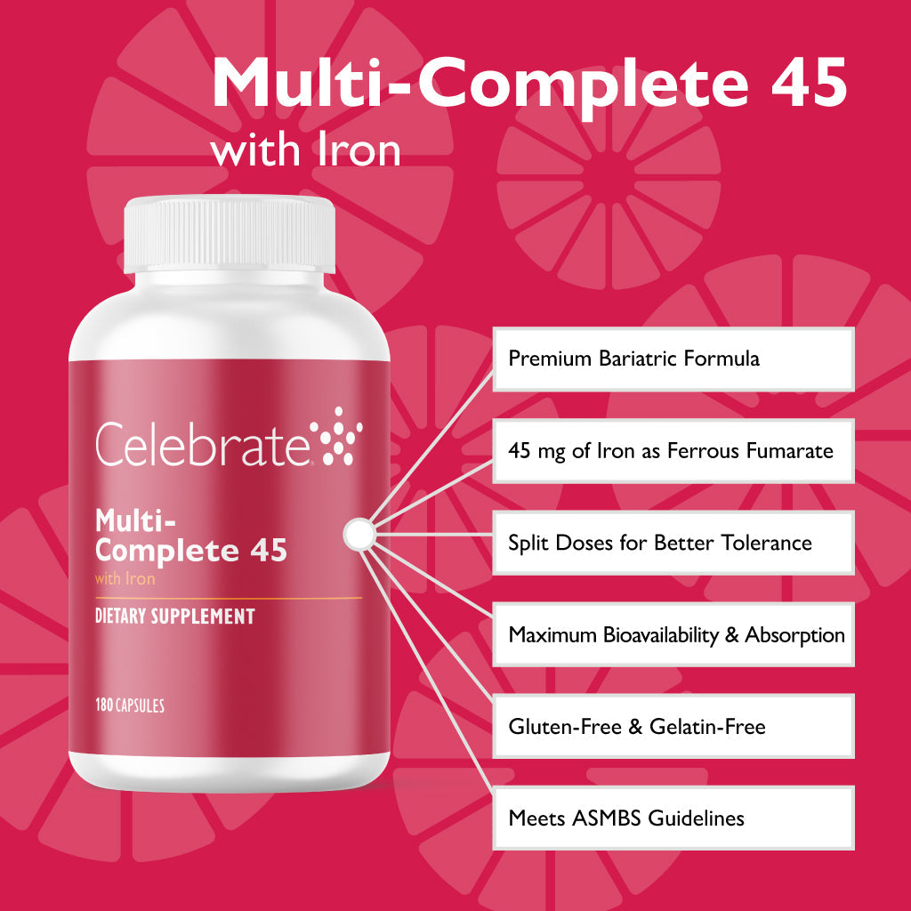 Multi-Complete 45 Bariatric Multivitamin with Iron Capsules
